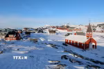 Quang cảnh thành phố Nuuk, Greenland. (Ảnh: THX/TTXVN)
