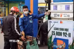 Một điểm kinh doanh xăng dầu Petrolimex Trần Quang Khải (Hà Nội). (Ảnh: Trần Việt/TTXVN)