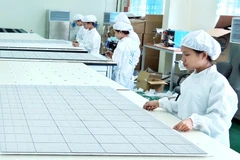 Dây chuyền sản xuất pin Mặt Trời tại Trung tâm Nghiên cứu chuyển giao công nghệ và giám định công nghệ. (Nguồn: Sở KHCN Hà Nội)