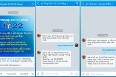 Tổng đài dịch vụ công của Đà Nẵng trên Zalo. (Nguồn: VNG)