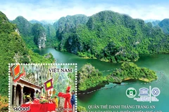 Trình làng bộ tem đặc biệt về quần thể danh thắng Tràng An 