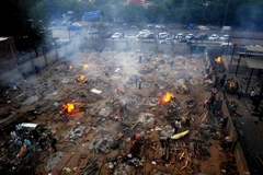 Thủ đô Delhi của Ấn Độ ghi nhận thêm gần 400 ca tử vong do COVID-19