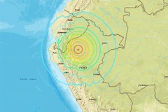 Động đất độ lớn 7,5 tại Peru không gây cảnh báo sóng thần