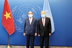 Chủ tịch nước hội kiến Chủ tịch Đại hội đồng và Tổng Thư ký LHQ