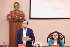 Phó Chủ tịch Quốc hội kiểm tra công tác chuẩn bị bầu cử tại Ninh Bình