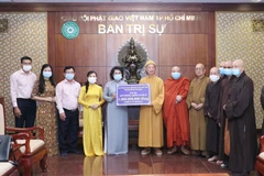 TP.HCM: Giáo hội Phật giáo Việt Nam ủng hộ 1 tỷ đồng mua vaccine