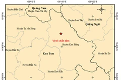 Xảy ra động đất có độ lớn 3,7 tại huyện Kon Plông của tỉnh Kon Tum