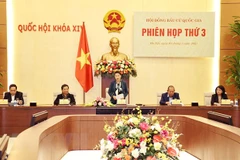 Hội đồng bầu cử quốc gia họp bàn về công tác chuẩn bị bầu cử