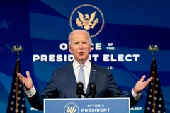 Tổng thống đắc cử Joe Biden phát biểu tại Wilmington, Delaware, Mỹ, ngày 6/1/2021. (Ảnh: AFP/TTXVN)