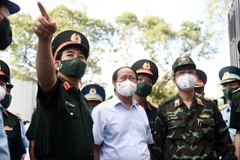 Kiểm tra công tác phòng, chống dịch COVID-19 tại Bệnh viện Quân y 175