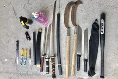 An Giang: Tạm giữ hình sự nhóm thanh niên mang hung khí đi đòi nợ