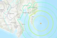 Cảnh báo sóng thần sau động đất có độ lớn 7,2 ở Philippines
