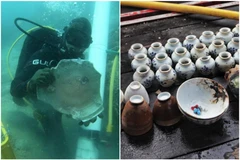 Singapore phát hiện 2 xác tàu chở đầy gốm sứ bị đắm từ 2 thế kỷ trước