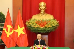 Tổng Bí thư Nguyễn Phú Trọng điện đàm với Bí thư thứ nhất ĐCS Cuba