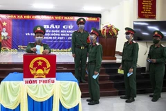 Cà Mau: Cử tri háo hức đi bầu cử sớm trên cụm đảo Hòn Khoai