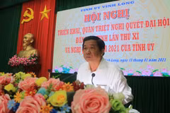 Vĩnh Long tập trung cải cách hành chính, xây dựng chính quyền điện tử