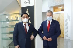 Chủ tịch Quốc hội Vương Đình Huệ hội kiến Tổng thống Cộng hòa Phần Lan