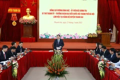 Bí thư Hà Nội: Thanh Oai cần tạo nền tảng để sớm phát triển thành quận