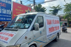 Dịch COVID-19: Bình Dương đưa các trạm y tế lưu động đến gần người dân