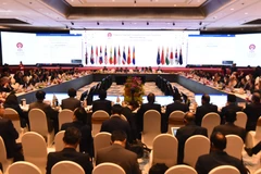 Hội nghị Cấp bộ trưởng về Hiệp định Đối tác kinh tế toàn diện khu vực (RCEP) diễn ra tại Thái Lan. (Ảnh: Lý Hữu Kiên/TTXVN)