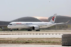 Máy bay của hãng hàng không Trung Quốc China Eastern Airlines tại sân bay quốc tế Daxing ở Bắc Kinh, Trung Quốc, ngày 13/5/2019. (Ảnh: AFP/ TTXVN)