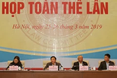 Phó Chủ tịch Quốc hội Uông Chu Lưu tham dự phiên họp. (Ảnh: Nguyễn Dân/TTXVN) 