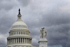 Tòa nhà Quốc hội Mỹ tại Washington D.C., ngày 24/1/2019. (Ảnh: THX/TTXVN) 