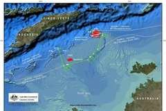Hiệp ước phân định ranh giới trên biển giữa Australia và Timor Leste được ký kết ngày 6/3/2018 tại New York, Mỹ. (Nguồn: dfat.gov.au)