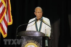 Bộ trưởng Quốc phòng Philippines Delfin Lorenzana. (Nguồn: THX/TTXVN)
