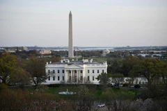Toàn cảnh Nhà Trắng ở Washington D.C. Ảnh chụp ngày 4/4/2019. (Ảnh: THX/TTXVN)