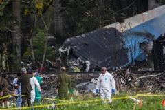 Hiện trường vụ tai nạn máy bay kinh hoàng hôm 18/5/2018 tại thủ đô La Habana. (Nguồn: AP)