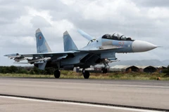 Tiêm kích Su-35 của Nga. (Ảnh: AFP/TTXVN)