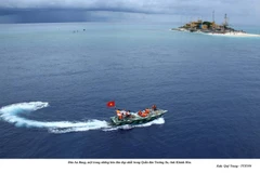 Đảo An Bang thuộc quần đảo Trường Sa của Việt Nam. (Ảnh: Quý Trung/TTXVN)