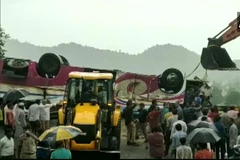 Hiện trường vụ tai nạn. (Nguồn: news18.com)