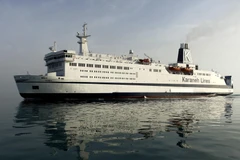 Tàu thủy lớn nhất của Iran cập cảng tại khu nghỉ dưỡng Qeshm ở vùng Vịnh tháng 4/2017. (Ảnh: AFP/TTXVN) 