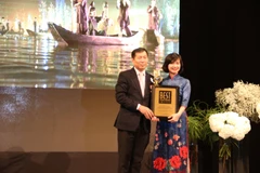 "Tinh hoa Bắc Bộ" được vinh danh là “Chương trình biểu diễn văn hóa thực cảnh hàng đầu 2019”. (Ảnh: Vietnam+)