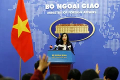 Người phát ngôn Bộ Ngoại giao Lê Thị Thu Hằng. (Ảnh: Lâm Khánh/TTXVN)