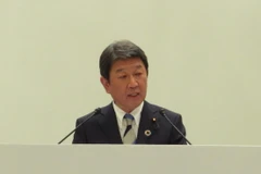 Ngoại trưởng Nhật Bản Toshimitsu Motegi. (Ảnh: Đào Thanh Tùng/TTXVN)