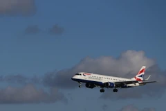 Máy bay của hãng hàng không British Airways. (Ảnh: AFP/TTXVN)