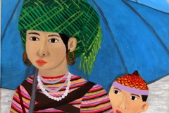 Tác phẩm của họa sỹ khiếm thính Việt Nam được trưng bày tại Italy