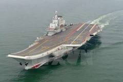 Tàu sân bay Liêu Ninh. (Nguồn: THX/TTXVN)