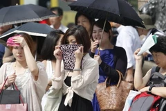 Nắng nóng tại Nhật Bản. (Nguồn: AP)