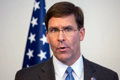 Bộ trưởng Quốc phòng Mỹ Mark Esper. (Ảnh: AFP/TTXVN)