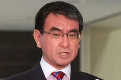 Ngoại trưởng Nhật Bản Taro Kono sẽ gặp người đồng cấp Nga Sergey Lavrov. (Ảnh: AFP/TTXVN) 