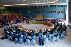 Toàn cảnh một cuộc họp Hội đồng bảo an LHQ ở New York, Mỹ. (Ảnh: THX/ TTXVN)