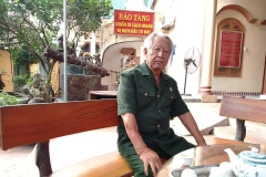 Ông Lâm Văn Bảng, Giám đốc Bảo tàng Chiến sỹ cách mạng bị địch bắt tù đày tại thôn Nam Quất, xã Nam Triều, huyện Phú Xuyên, thành phố Hà Nội. (Ảnh: Tuyết Mai/TTXVN)