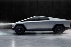 Mẫu xe bán tải đặc biệt của Tesle trông giống như một chiếc xe bọc thép. (Nguồn: cnbc.com)