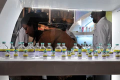 Dược phẩm, một trong những mặt xuất khẩu chủ lực của Cuba. (Ảnh: Lê Hà/TTXVN)