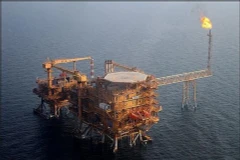 Một cơ sở khai thác khí đốt ở vịnh Persian, Iran. (Ảnh: Offshore/TTXVN)