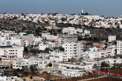 Khu định cư Givat Harsina ở thành phố Bờ Tây Hebron. (Nguồn: AFP/TTXVN)